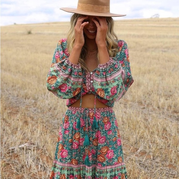 Arnhem Dresses & Skirts - Arnhem Amberley Skirt Emerald AU12/US8